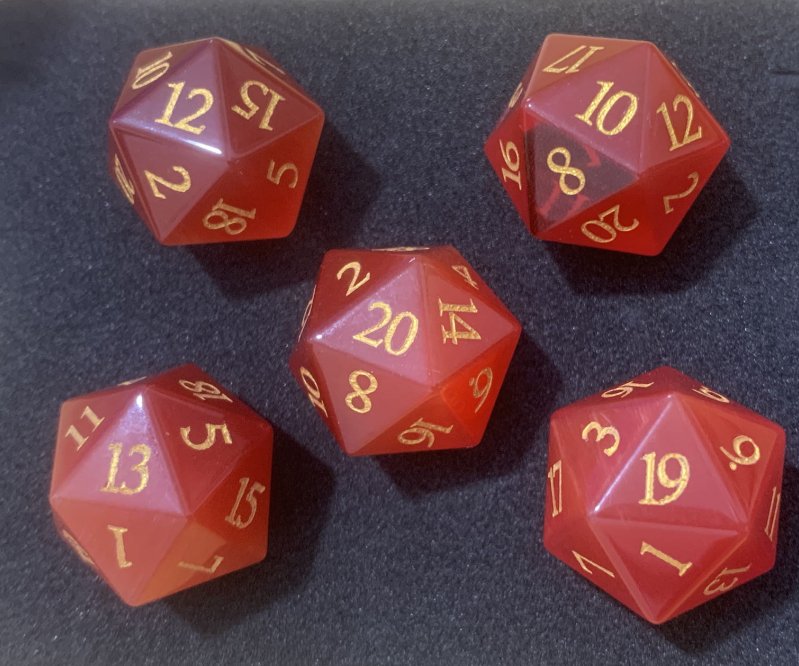 Mystery Gemstone D20 - Geek Therapeutics