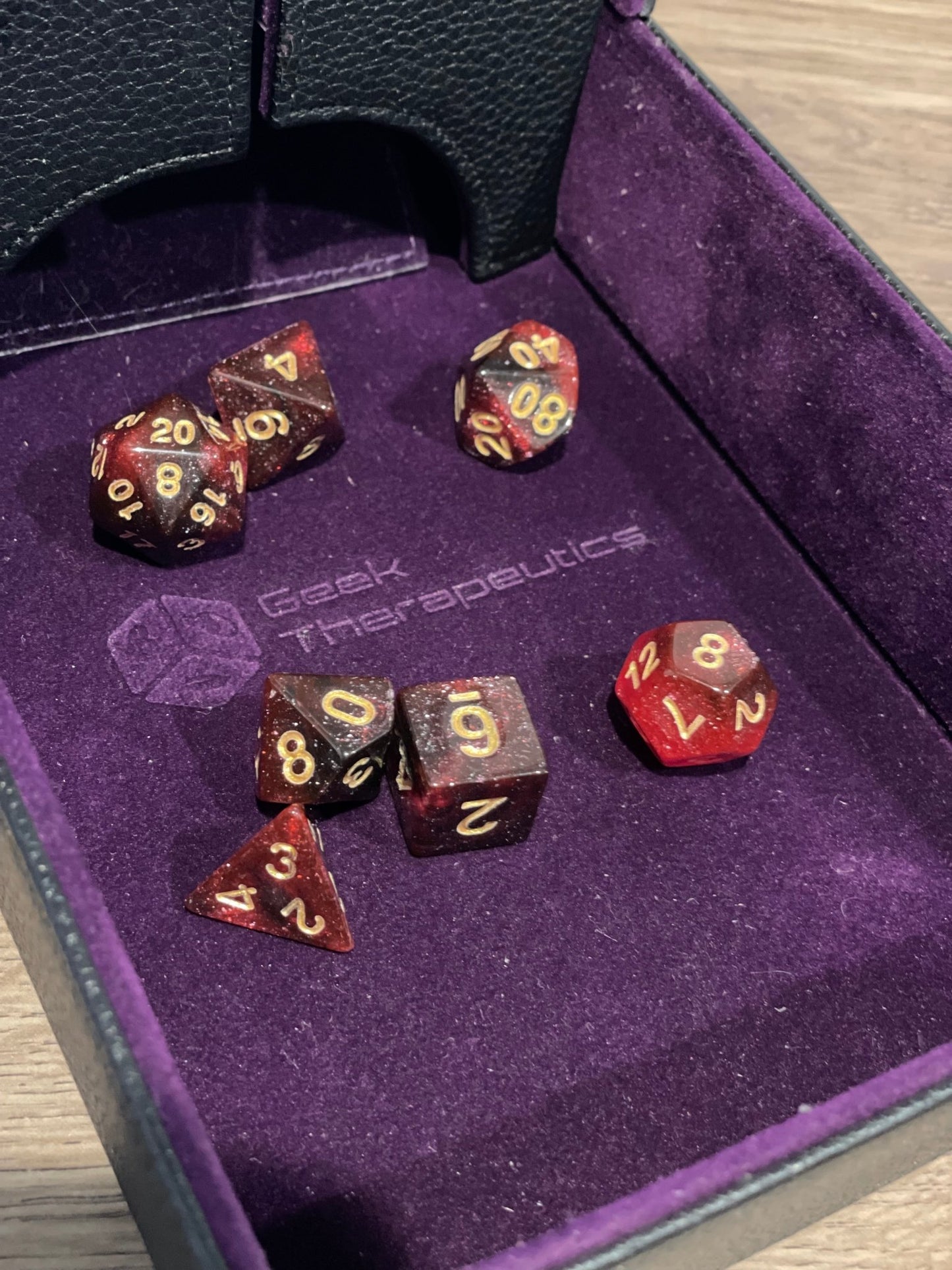 Sandstorm Dungeon Master Dice Set (Includes Bag) - Geek Therapeutics