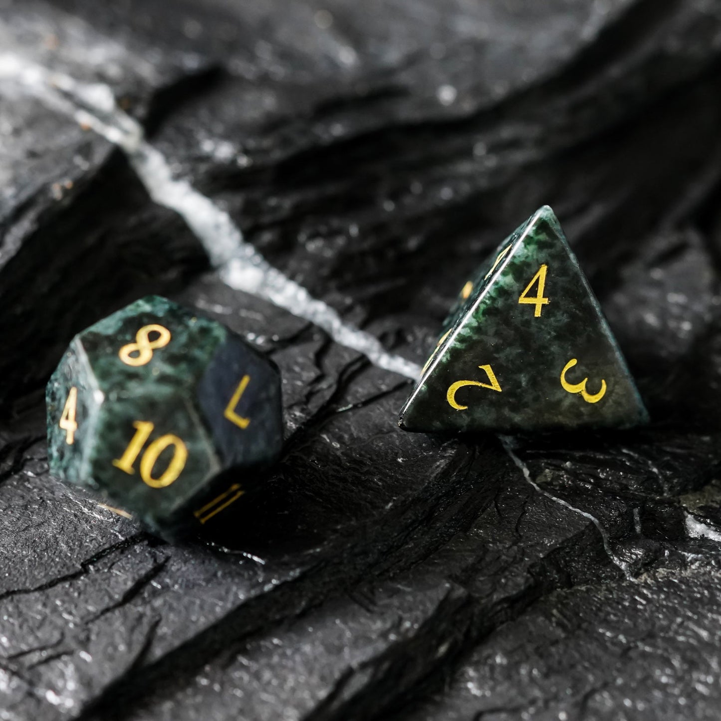 Algal Gemstone Dice Set - Geek Therapeutics