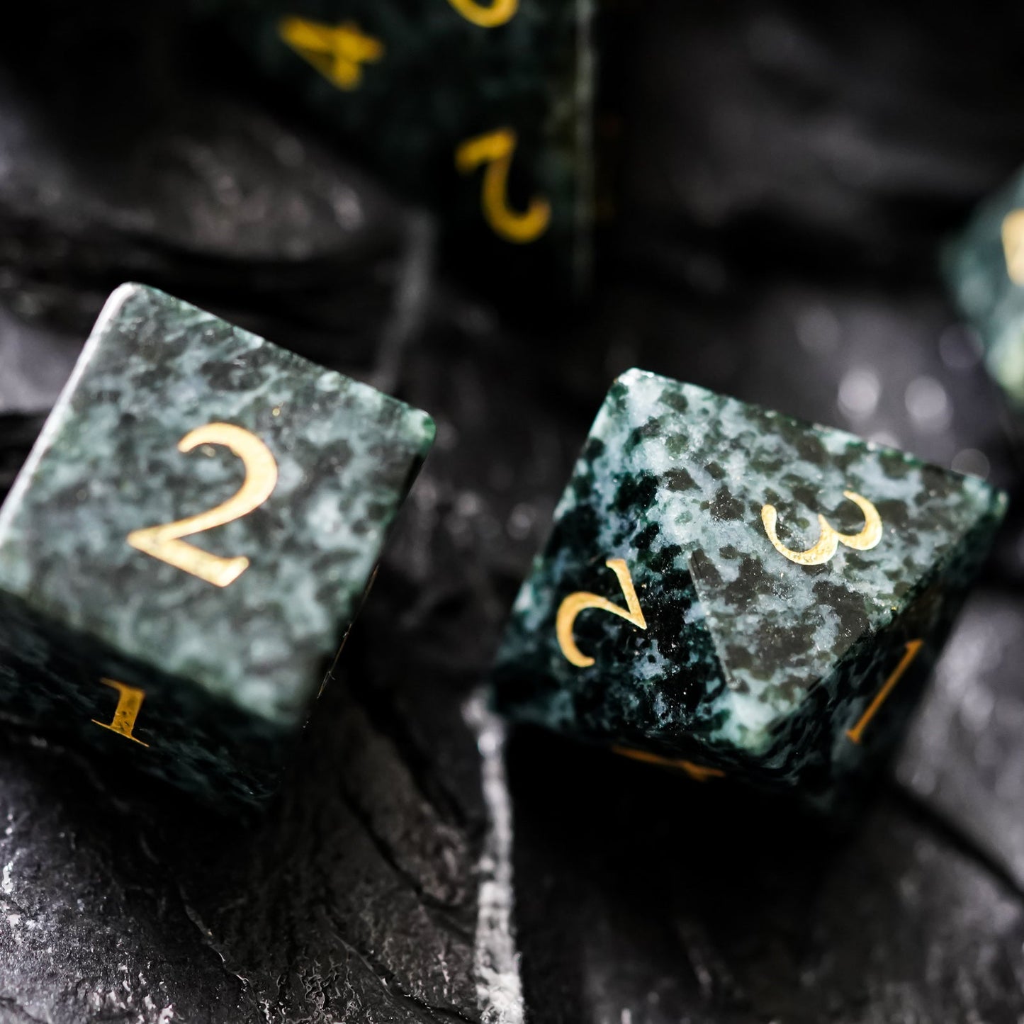 Algal Gemstone Dice Set - Geek Therapeutics
