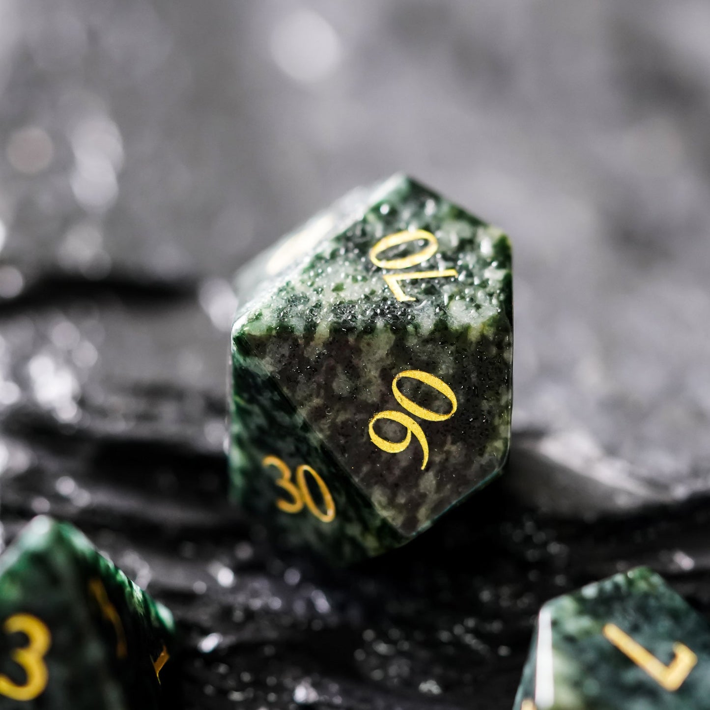 Algal Gemstone Dice Set - Geek Therapeutics