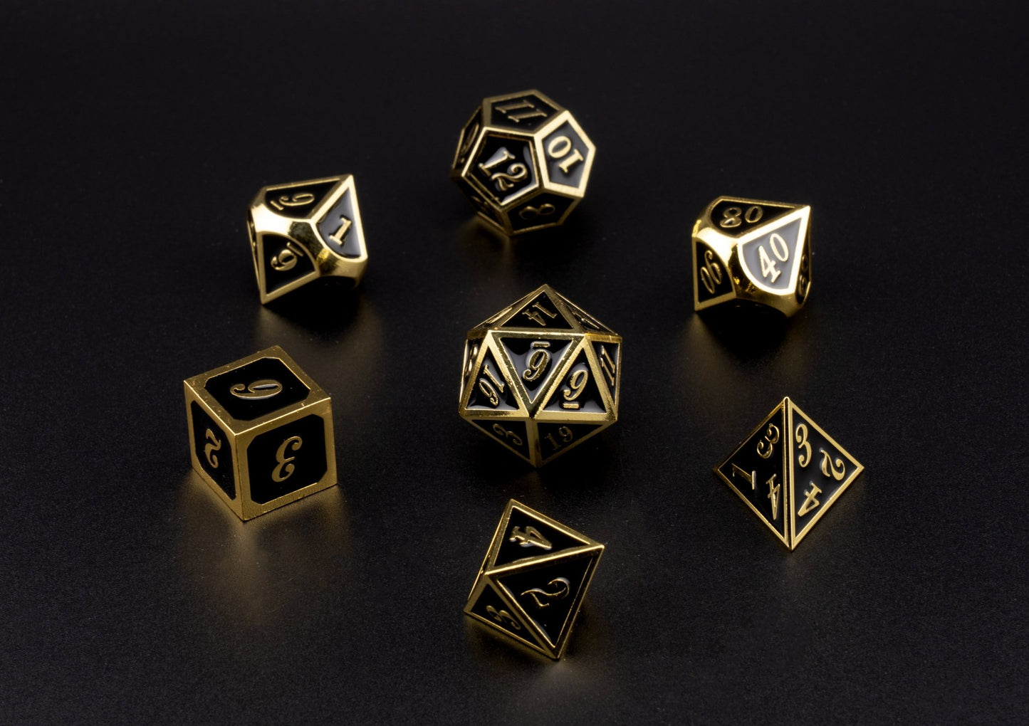 Auric Eclipse Dice Set - Geek Therapeutics