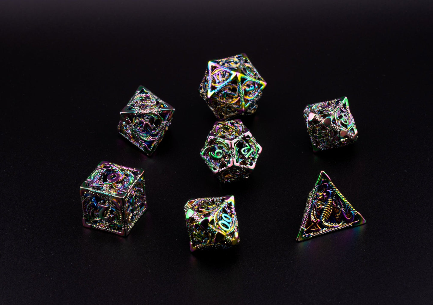 Celestial Spectrum Hollow Dice Set - Geek Therapeutics