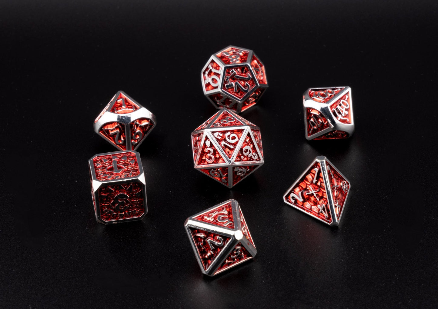 Crimson Ember Dice Set - Geek Therapeutics