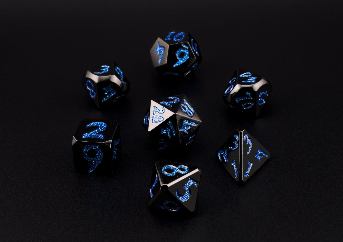Dark Flame Dice Set - Geek Therapeutics