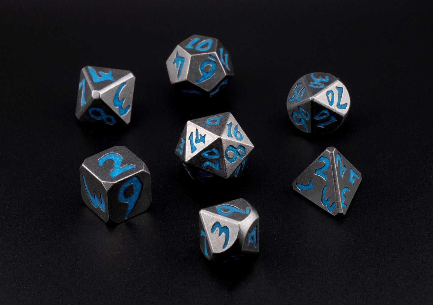 Enchanted Cobalt Dice Set - Geek Therapeutics