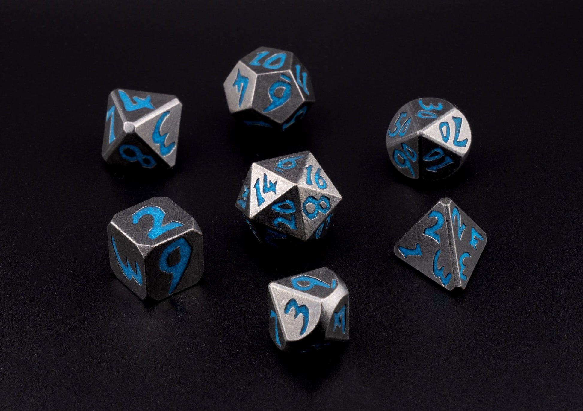 Enchanted Cobalt Dice Set - Geek Therapeutics