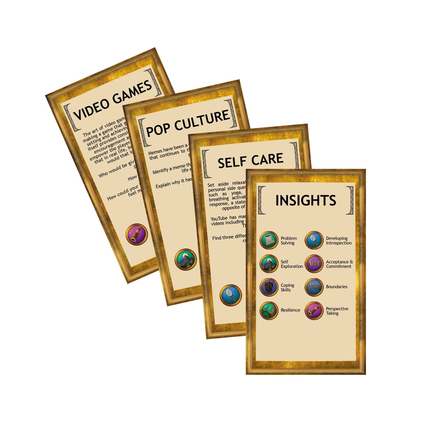 Geek Therapy Card Deck For Clients and Therapists - Geek Therapeutics
