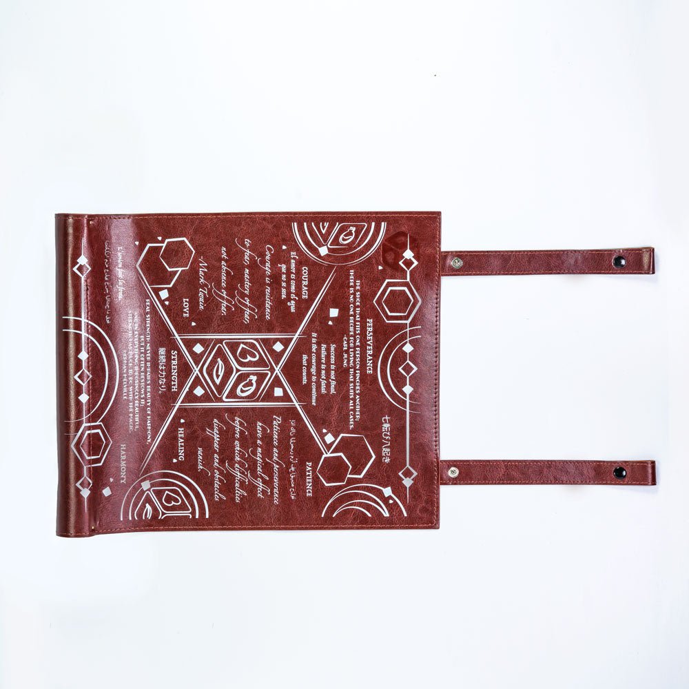 Leather Scroll Dice Vault/Mat - Geek Therapeutics