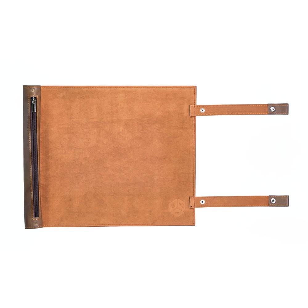 Leather Scroll Dice Vault/Mat - Geek Therapeutics