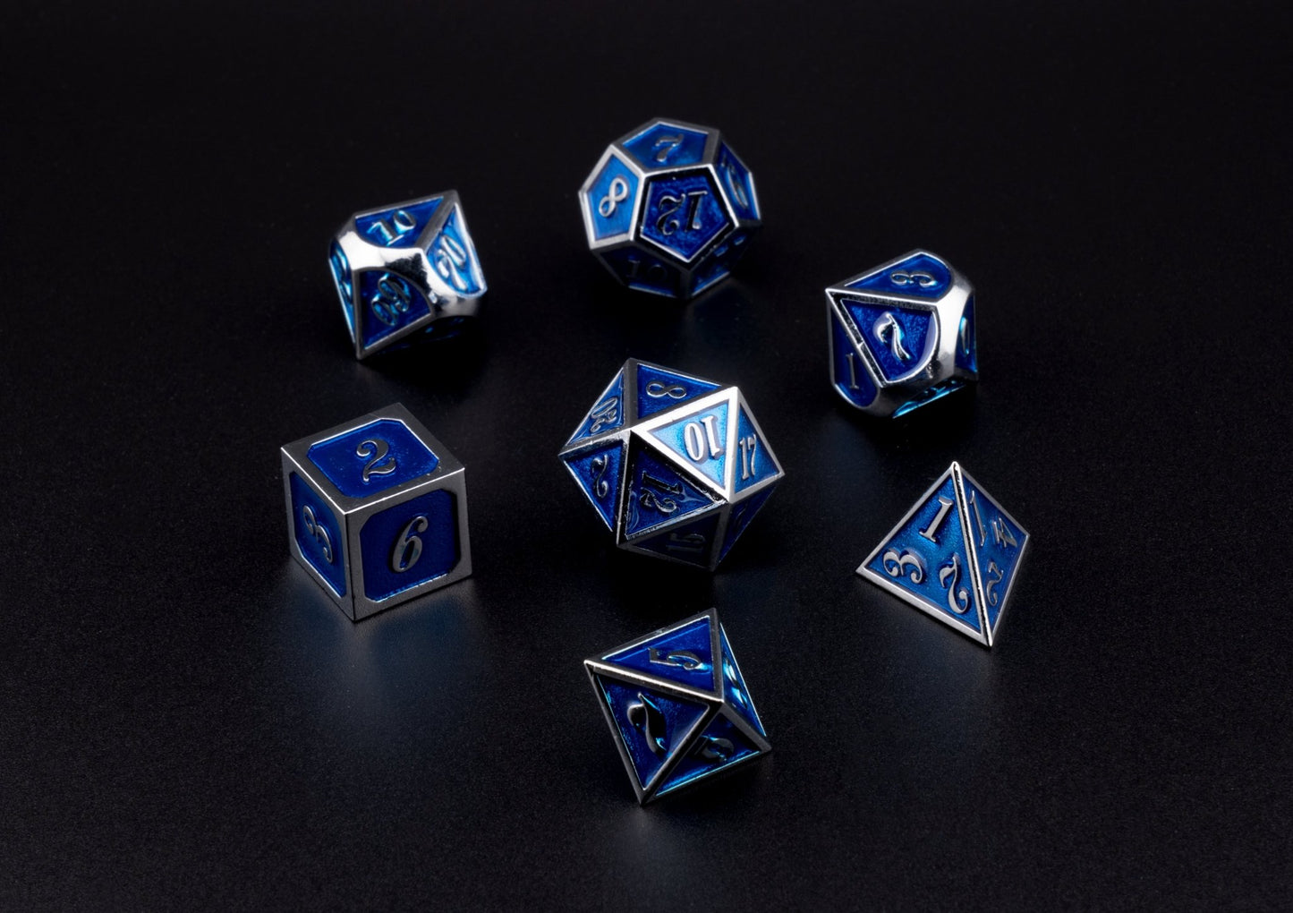 Lunar Frost Dice Set - Geek Therapeutics