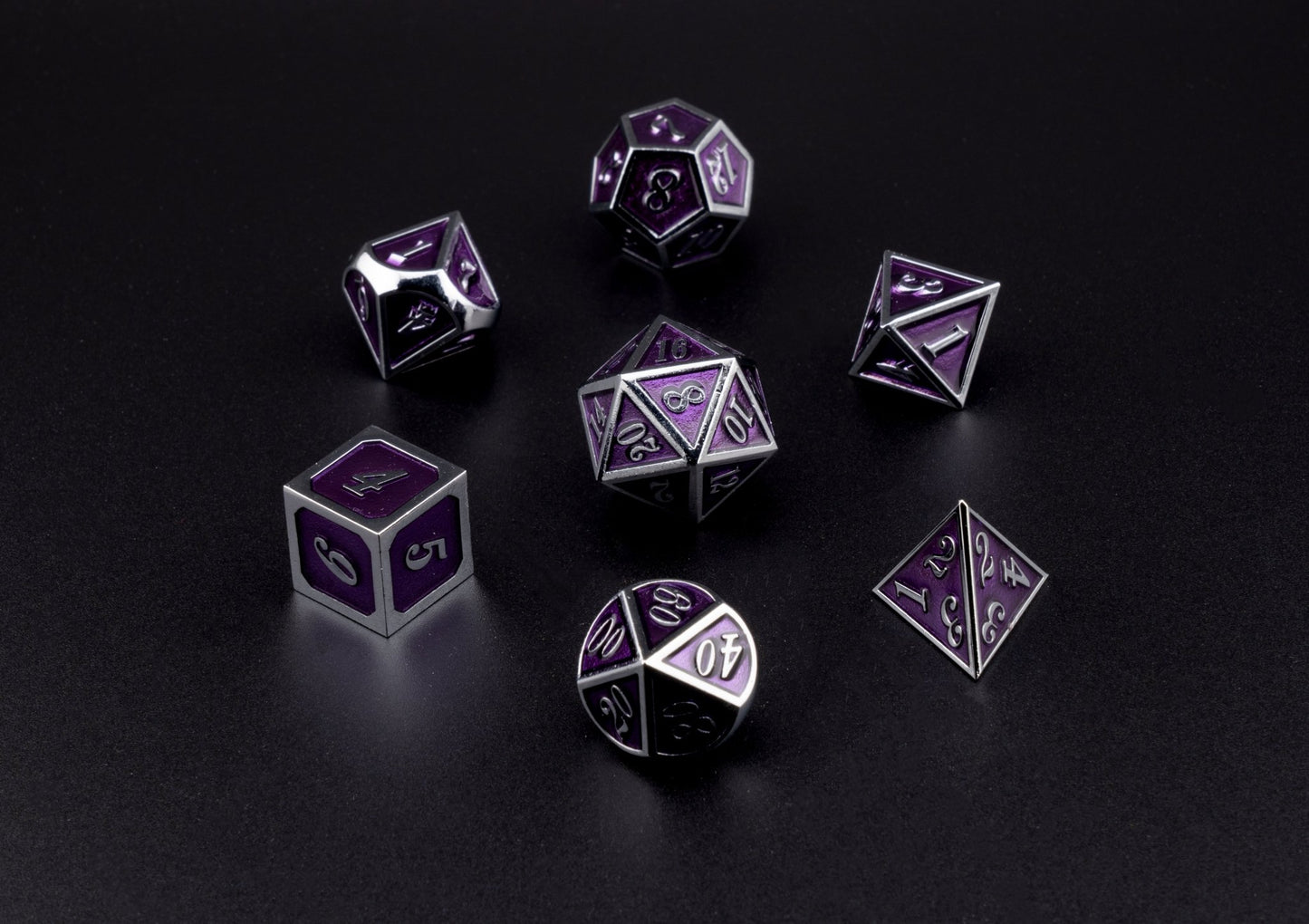 Lunar Wisteria Dice Set - Geek Therapeutics