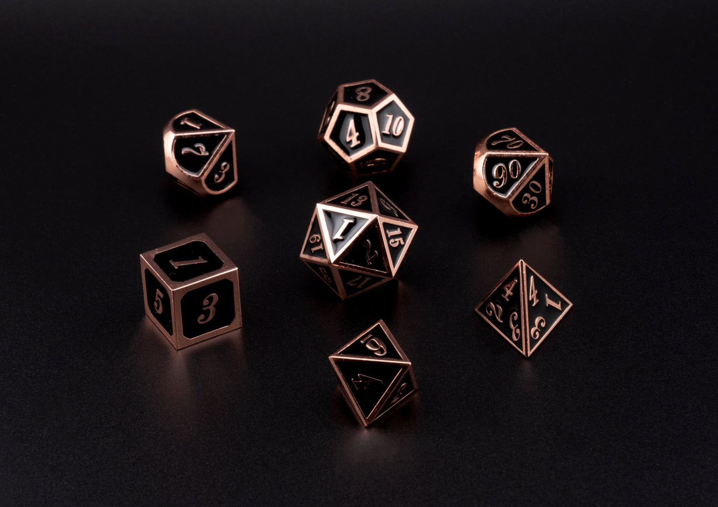 Onyx Midnight Dice Set - Geek Therapeutics
