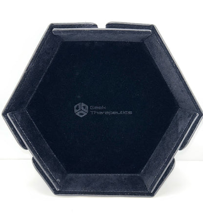 Black Magnetic Travel Dice Tray