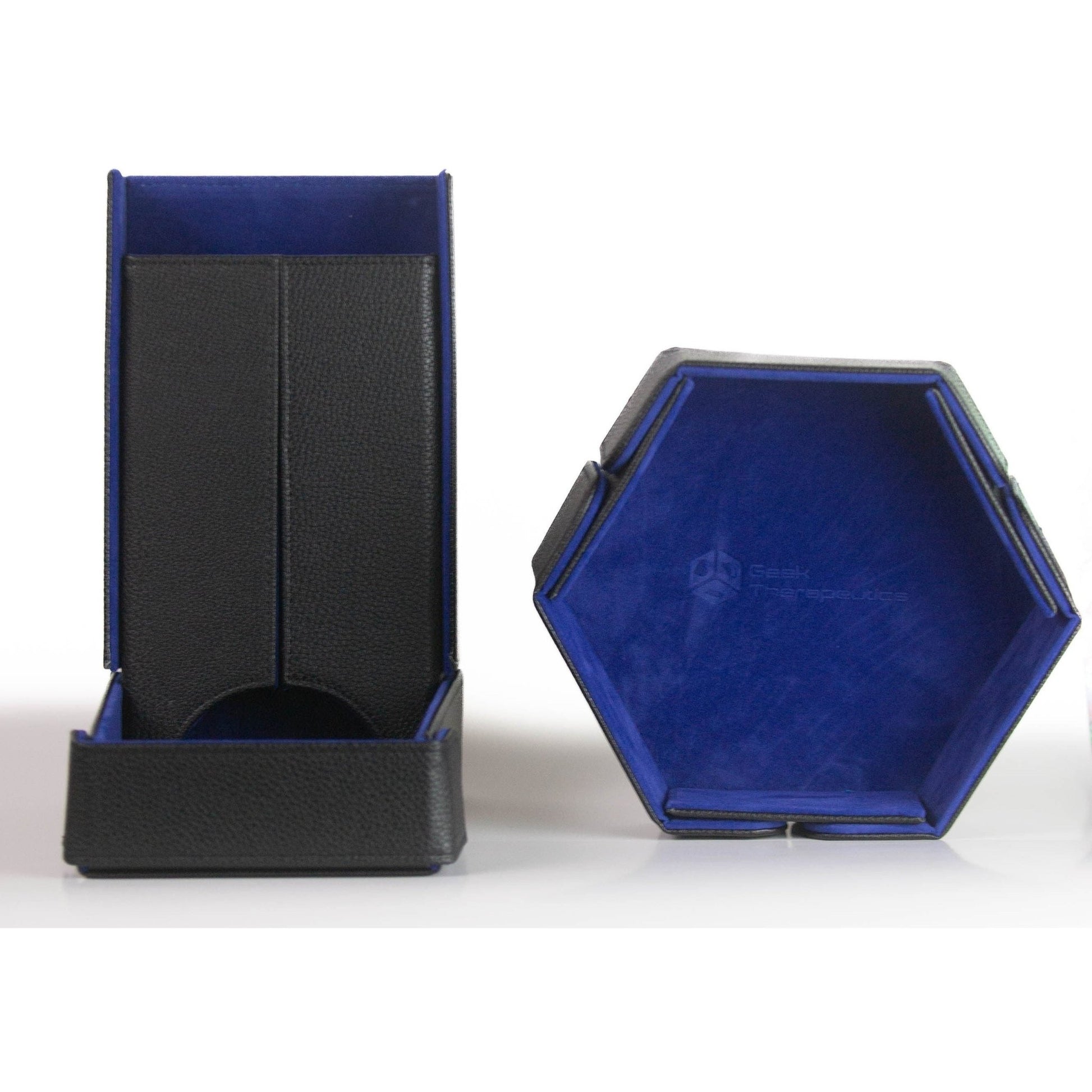 Blue Magnetic Travel Foldable Dice Tower - Geek Therapeutics