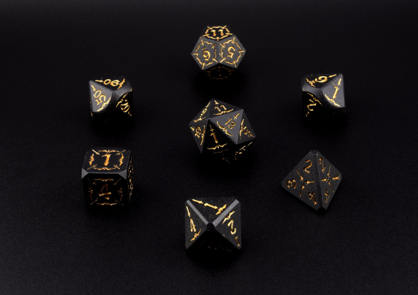 Crimson Shadow Dice Set - Geek Therapeutics