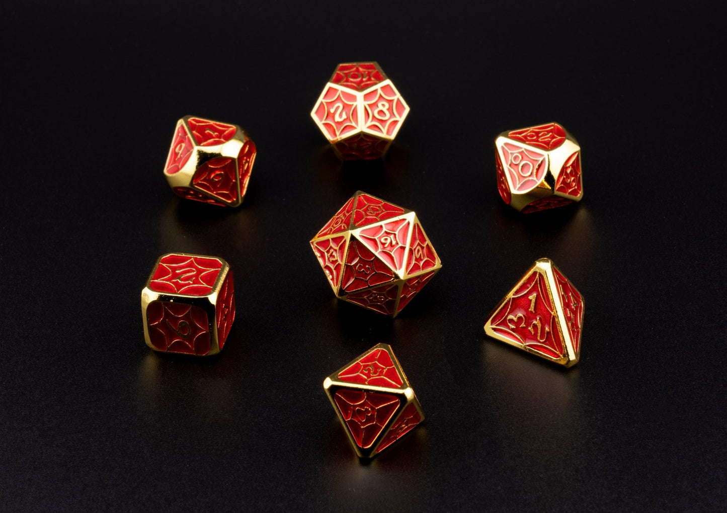 Gilded Bloodstrike Dice Set - Geek Therapeutics