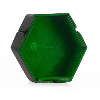 Green Magnetic Travel Dice Tray - Geek Therapeutics