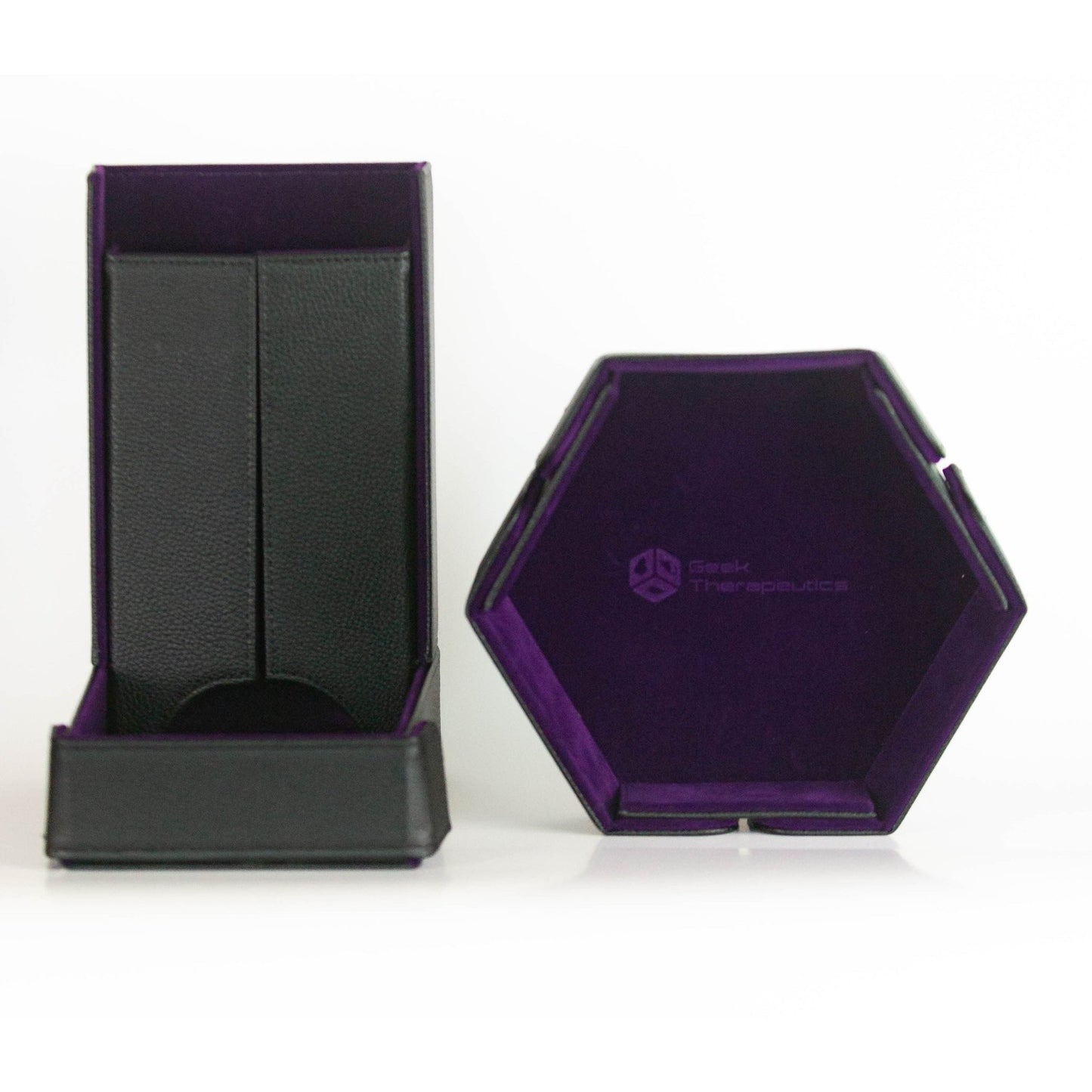 Purple Magnetic Travel Foldable Dice Tower - Geek Therapeutics