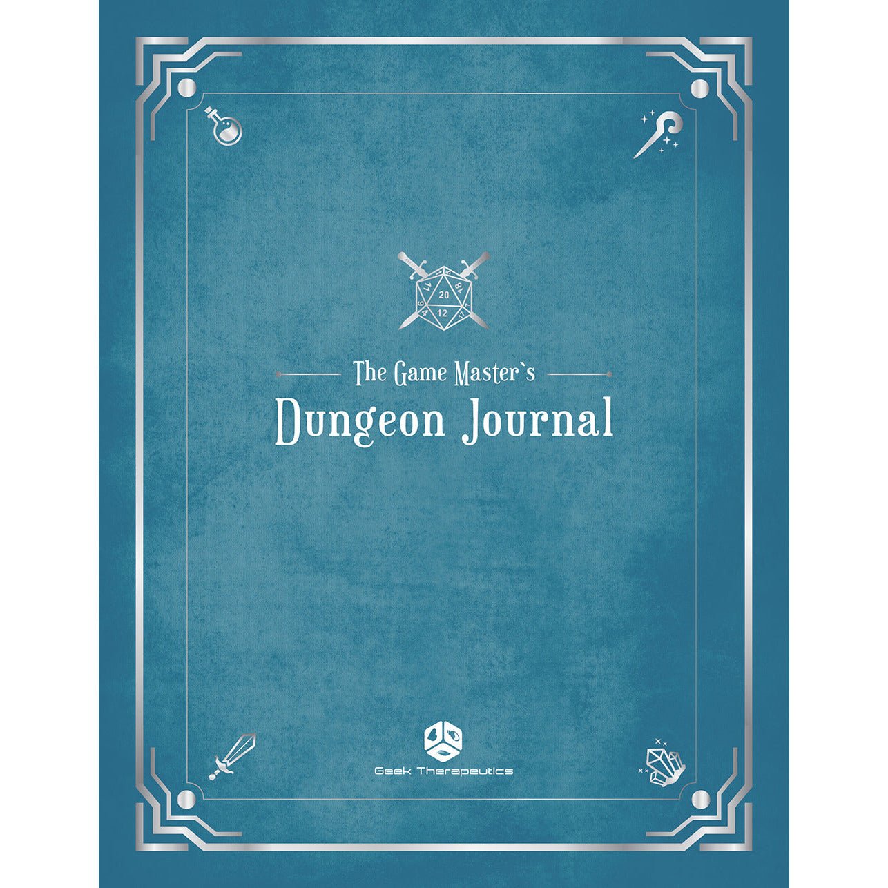 The Game Master's Dungeon Journal (Aqua Blue) - Geek Therapeutics