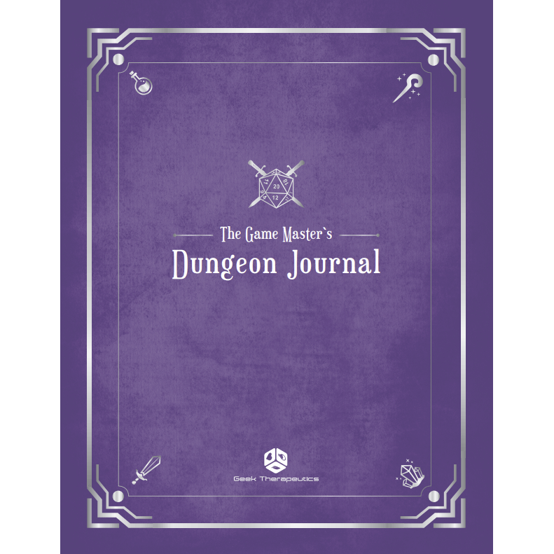 The Game Master's Dungeon Journal (Royal Purple) - Geek Therapeutics