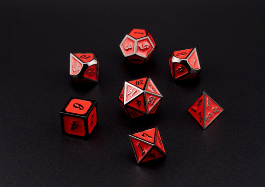 Vermillion Enigma Dice Set - Geek Therapeutics